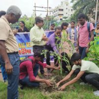 Plantation and installation of fencing at D' Block, Baghajatin on 03.07.2024 (3)