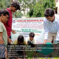 Tree plantation programme at college campus by the NSS Unit on 13.08.2024 (3)