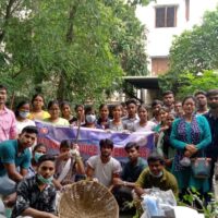 Tree plantation programme at college campus by the NSS Unit on 13.08.2024 (4)