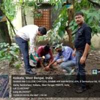 Tree plantation programme at college campus by the NSS Unit on 13.08.2024 (5)